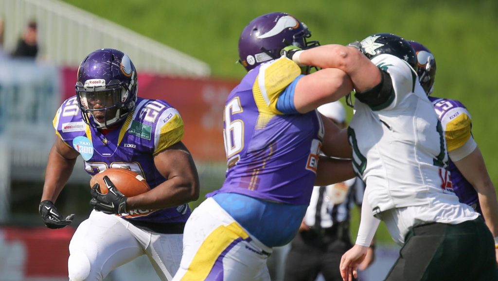 Leading Rusher der AFL: Islaam Amadu