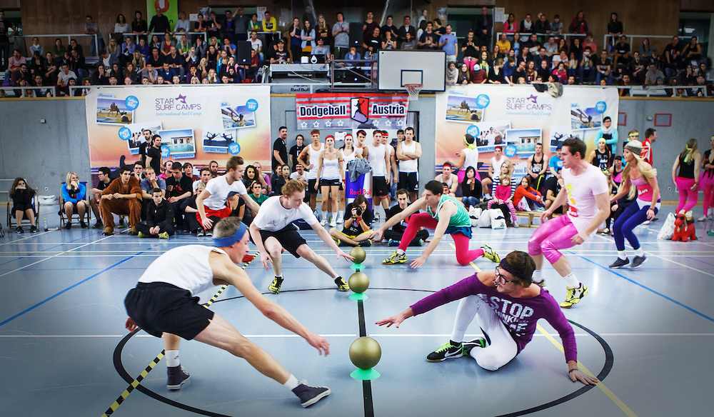 Vienna Vikings bei der Dodgeball Mania