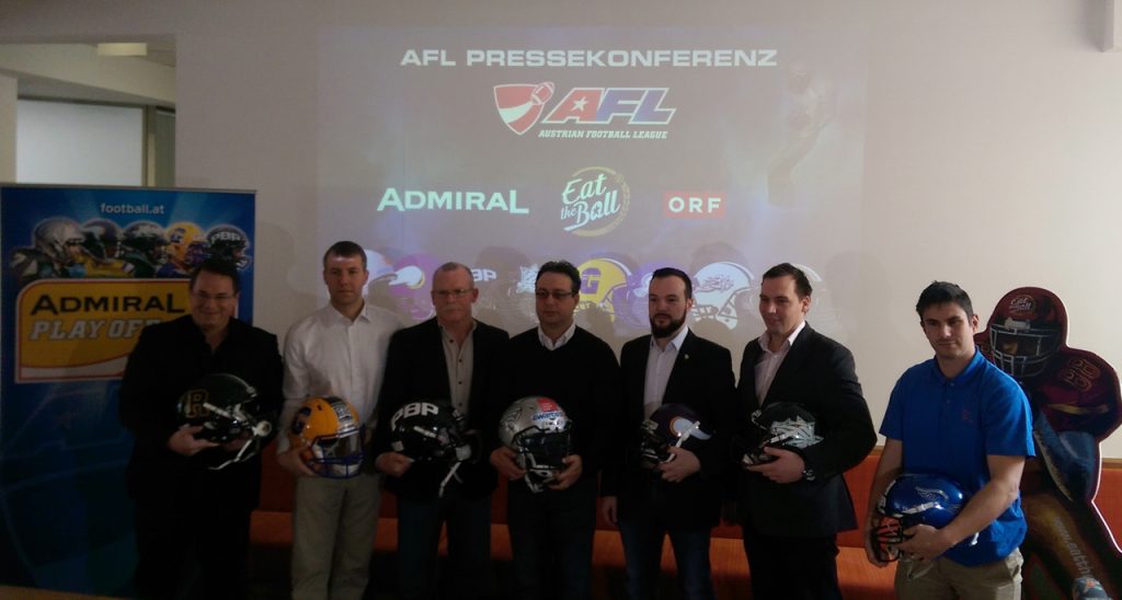 Kickoff Pressekonferenz zur AFL 2016