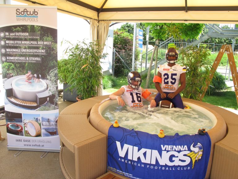 Vikings vs. Giants als Special VIP im Whirlpool