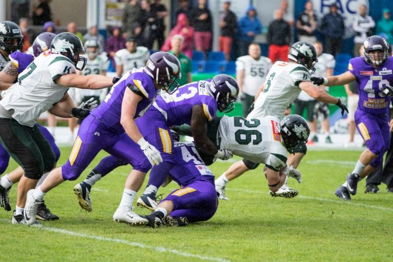 Vikings gewinnen Wiener Football Derby