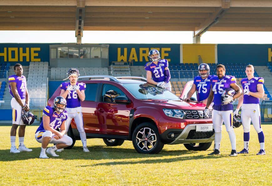 Can’t DAC‘ this! Das neue Dacia Vikings Halftime Gewinnspiel