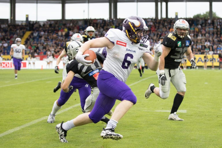 Dacia Vikings müssen sich in einem spannenden Austrian Bowl Krimi geschlagen geben