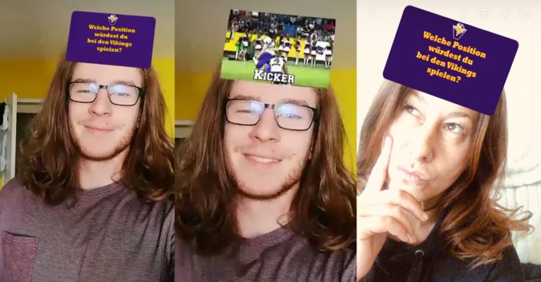 … und welche Position würdest du bei den Vikings spielen?