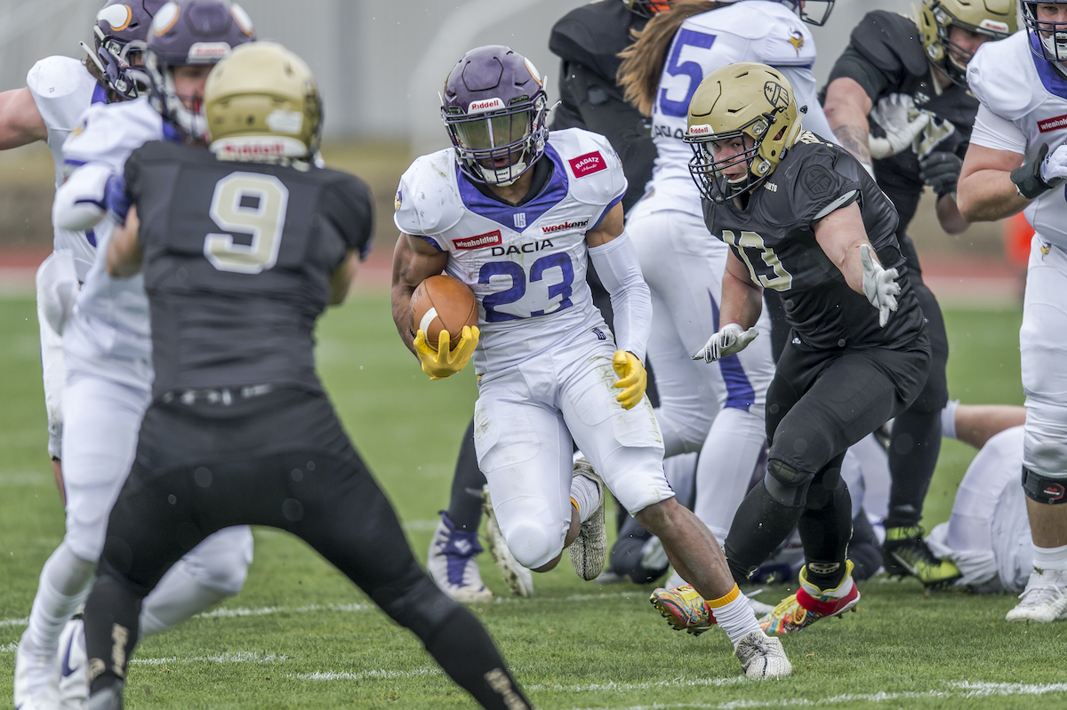 AFL – Dacia Vikings siegen zum Meisterschafts-Auftakt gegen Znojmo Knights