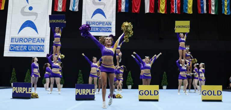 Vikings Cheerleader überzeugten bei EM auf ganzer Linie