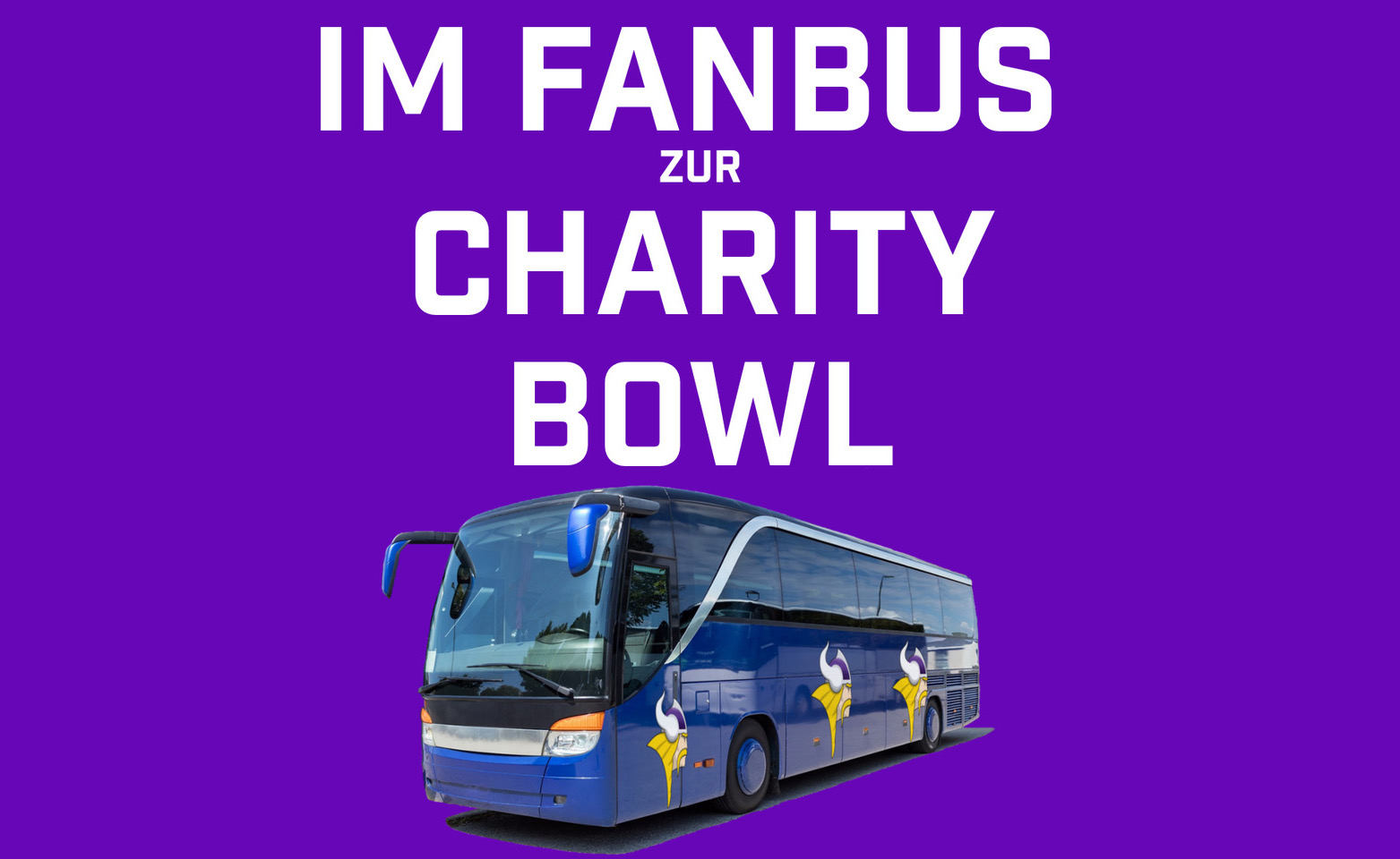 Im Fanbus zur Charity Bowl