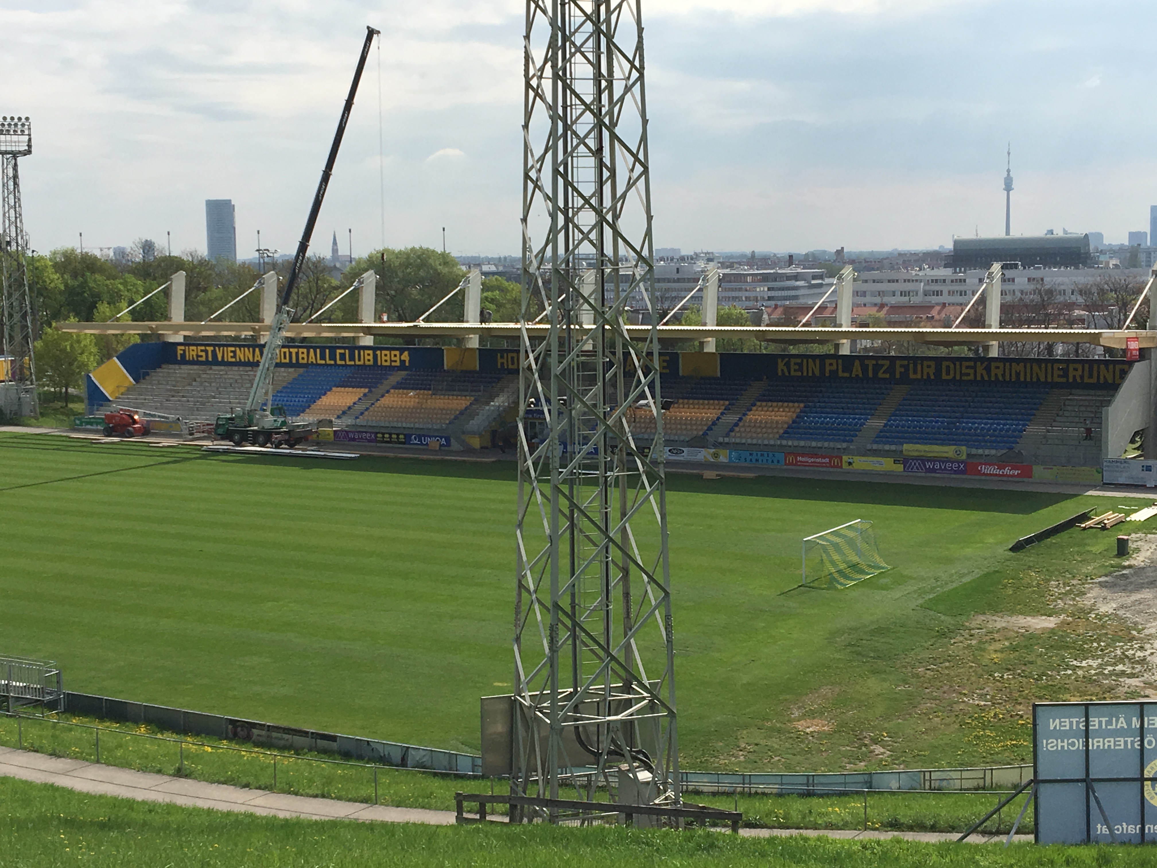 Tribünendach wird aller Voraussicht nach nicht freigegeben