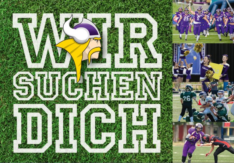 Komm zum großen Dacia Vikings TRYOUT für Football & Cheer